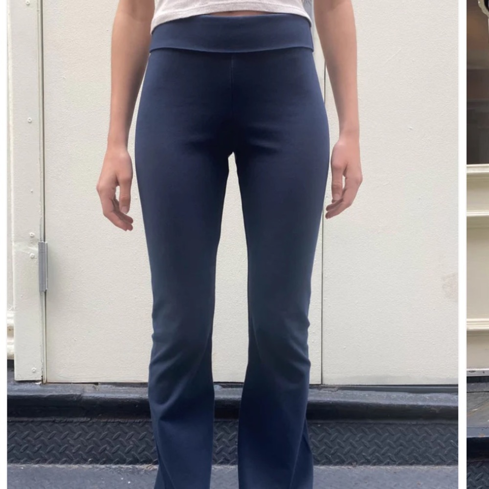brandy melville high wasted flare leggings